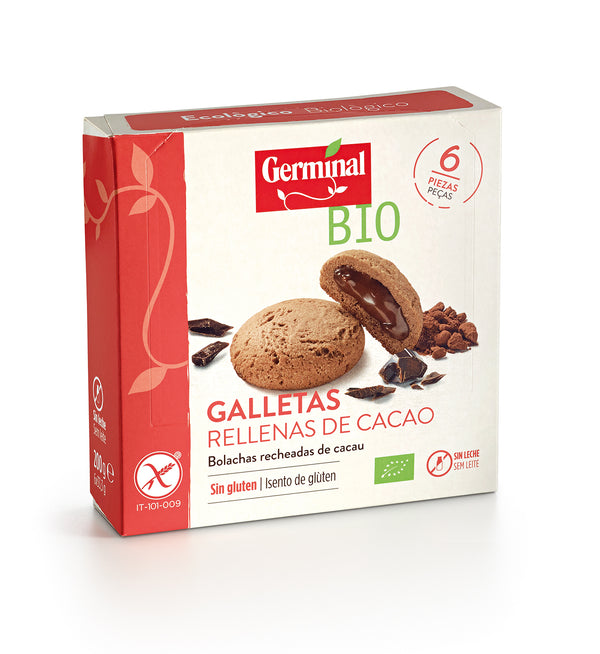 Germinal - Galletas Rellenas de Cacao Bio