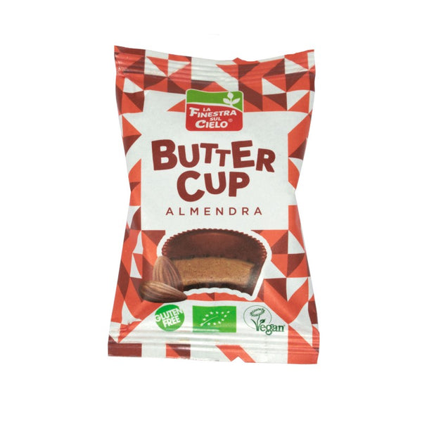 ORGANIC GLUTEN-FREE ALMOND BUTTER CUP 25g - VEGAN