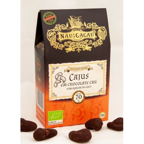 Cashews in Organic Raw Dark Chocolate with Coconut Sugar