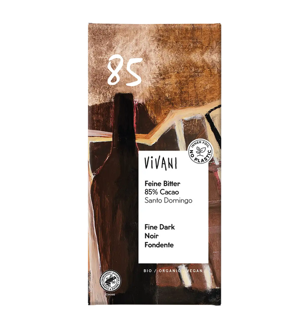 Dark chocolate 85% organic cocoa - Vivani